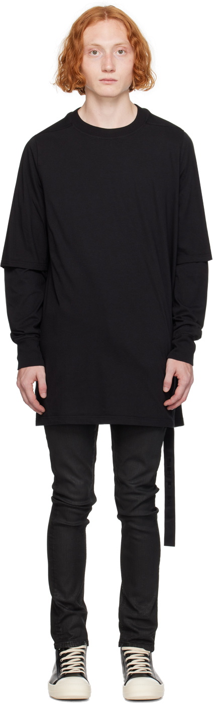 トップス Rick Owens DRKSHDW Hustler T-shirt L RICK OWENS DRKSHDW - BLACK HUSTLER T-SHIRT – LE LABO STORE