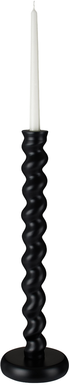POLSPOTTEN Black Twister XL Candle Holder