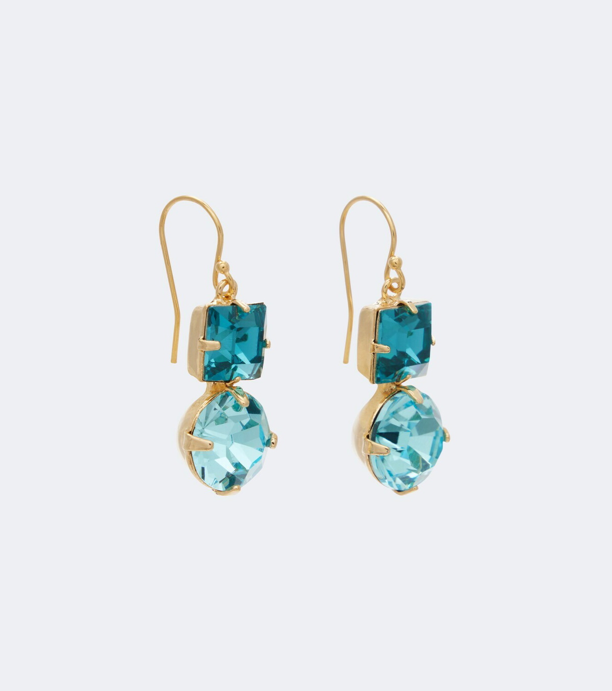 Jennifer Behr Kaiden gold-plated drop earrings