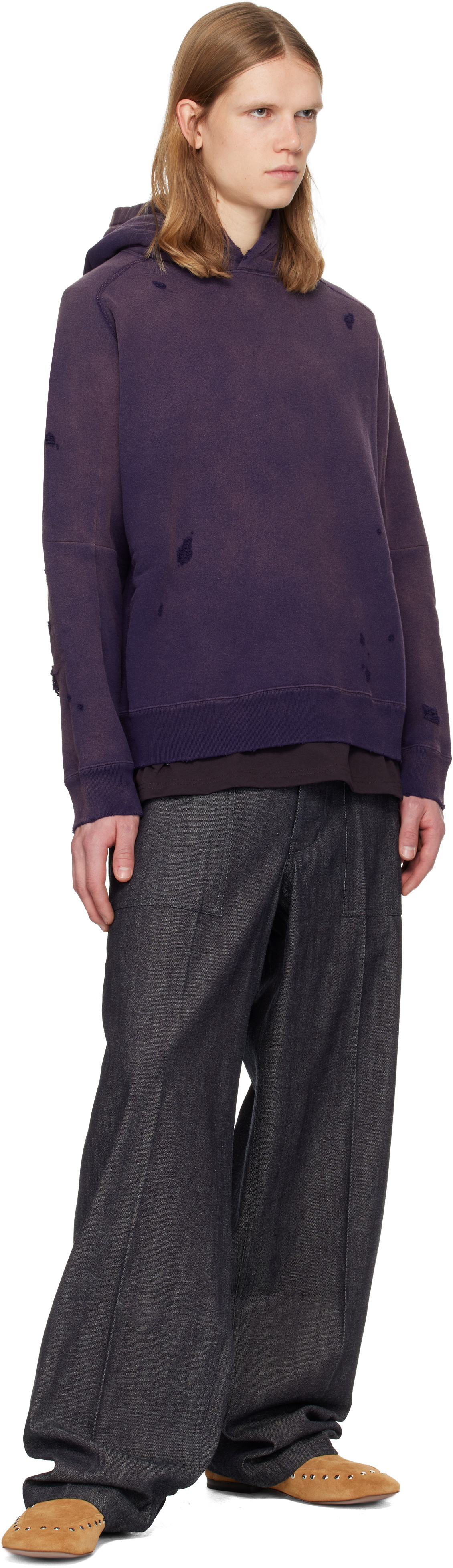 NEEDLES Purple Darts Sweat Hoodie
