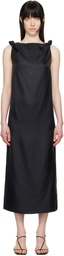 Loulou Studio Black Moun Midi Dress