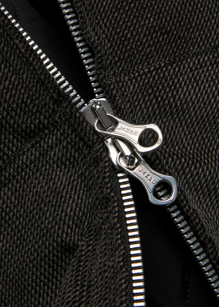 Our Legacy Bank Quilted Corduroy Jacket Dark Brown