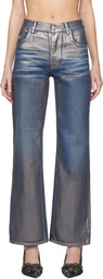MISBHV Silver Coated Dirt Jeans