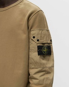 Stone Island Maglieria Tagliata Felpa/Pile Brown - Mens - Sweatshirts