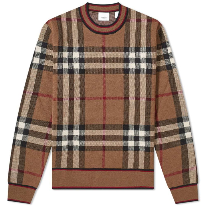 Photo: Burberry Naylor Check Crew Knit