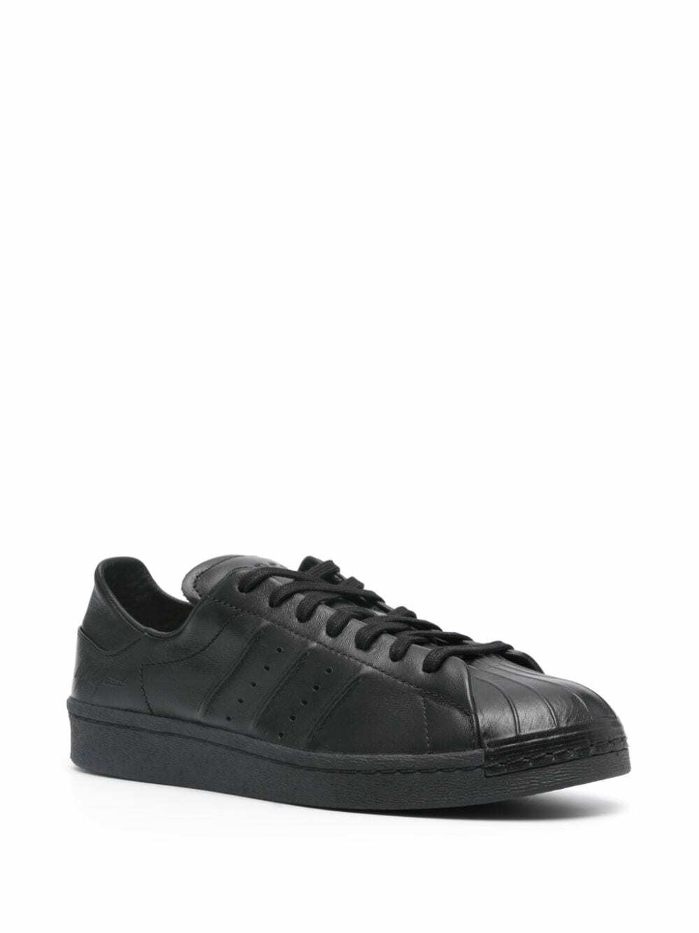 Y-3 White Calf Leather Bos Taurus Athletic Sneakers