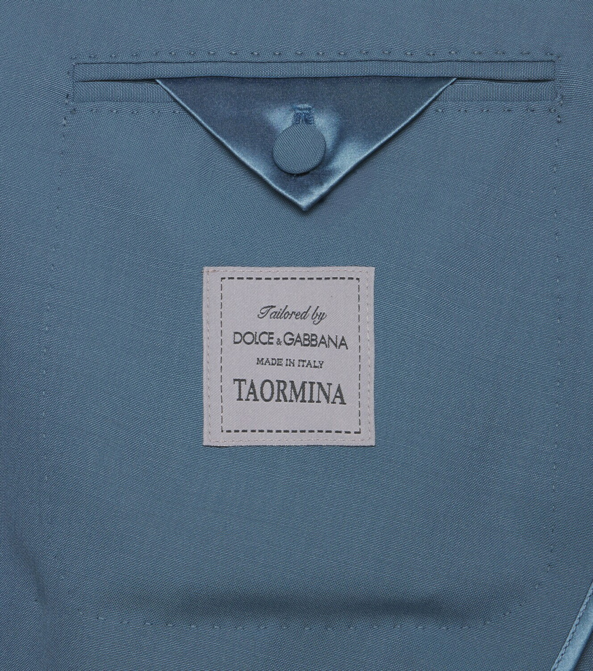 Dolce&Gabbana Double-breasted wool poplin suit jacket