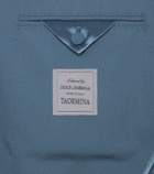 Dolce&Gabbana Double-breasted wool poplin suit jacket