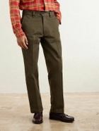 Drake's - HIM Straight-Leg Cotton-Twill Chinos - Green