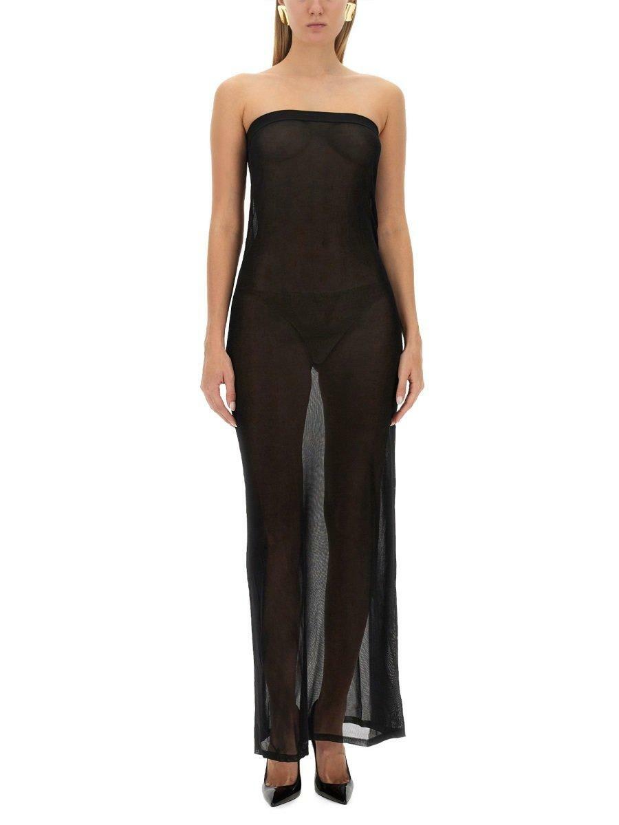 Saint Laurent Strapless Maxi Dress