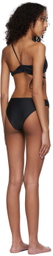 Rosetta Getty Black Recycled Nylon Bikini