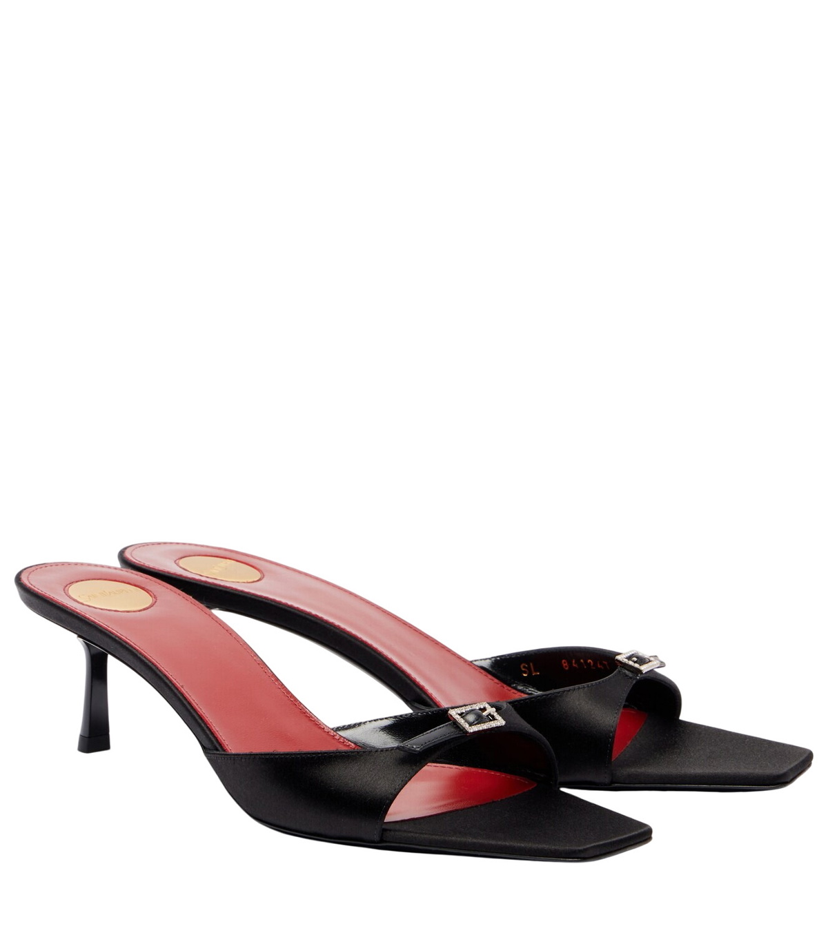 Saint Laurent Tallulah 110 Patent Leather Sandals With