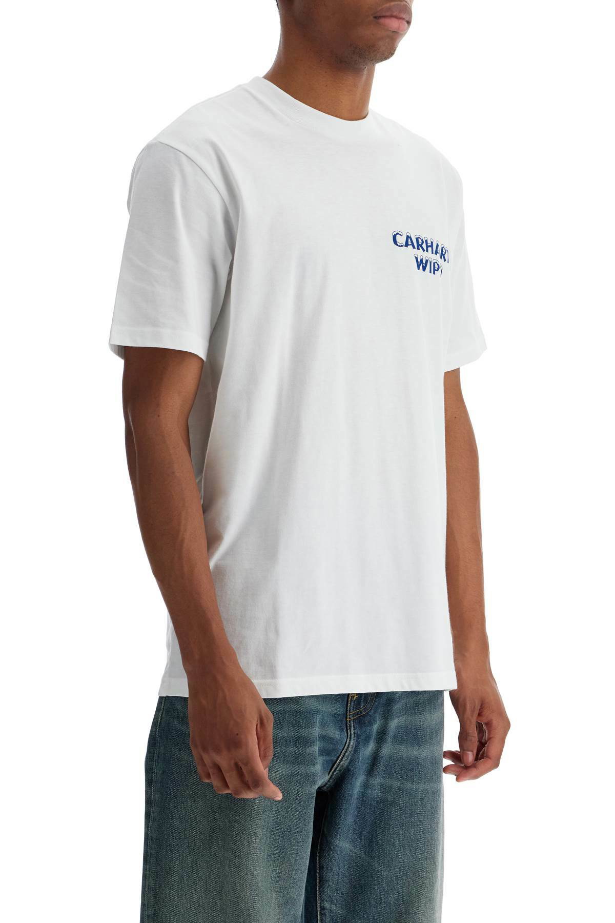 【関税&送料込】Carhartt Wip T-Shirt With Print Carhartt White T-shirt With Print Carhartt WIP