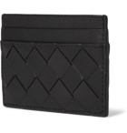 Bottega Veneta - Intrecciato Leather Cardholder - Black