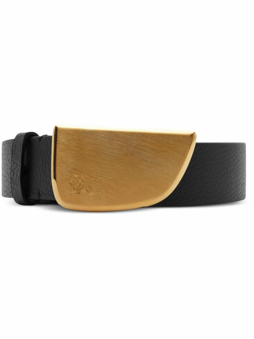 Burberry Black and Tan Leather Belt with Gold Buckle 87F9B74B-FECE-425E-8FC9-  main image 3