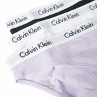 Calvin Klein Women's CK Bikini Pant 3 Pack in Black/White/Pastel Lilac