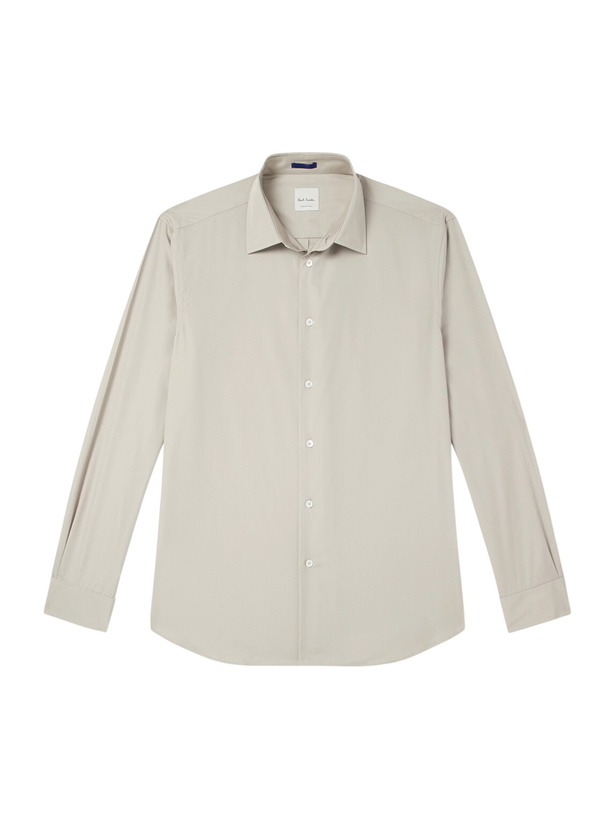 Photo: Paul Smith - Cotton-Poplin Shirt - Gray
