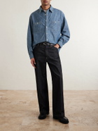 FrizmWORKS - Kuroki Cotton-Chambray Shirt - Blue