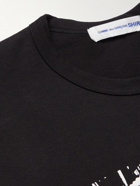 Comme des Garçons SHIRT - Christian Marclay Printed Cotton-Jersey T-Shirt - Black