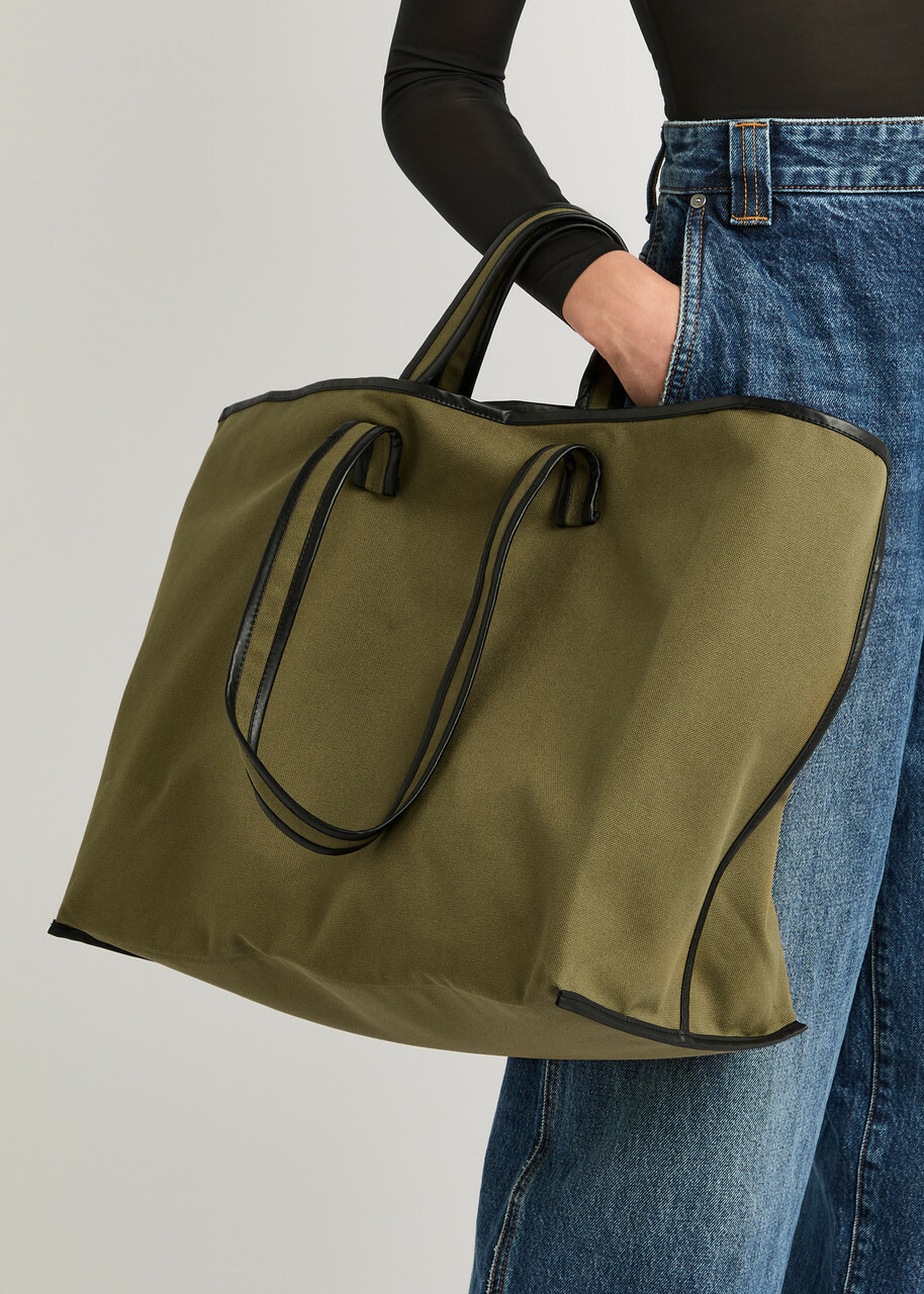 Kassl Editions Canvas Tote - Khaki - One Size Kassl Editions