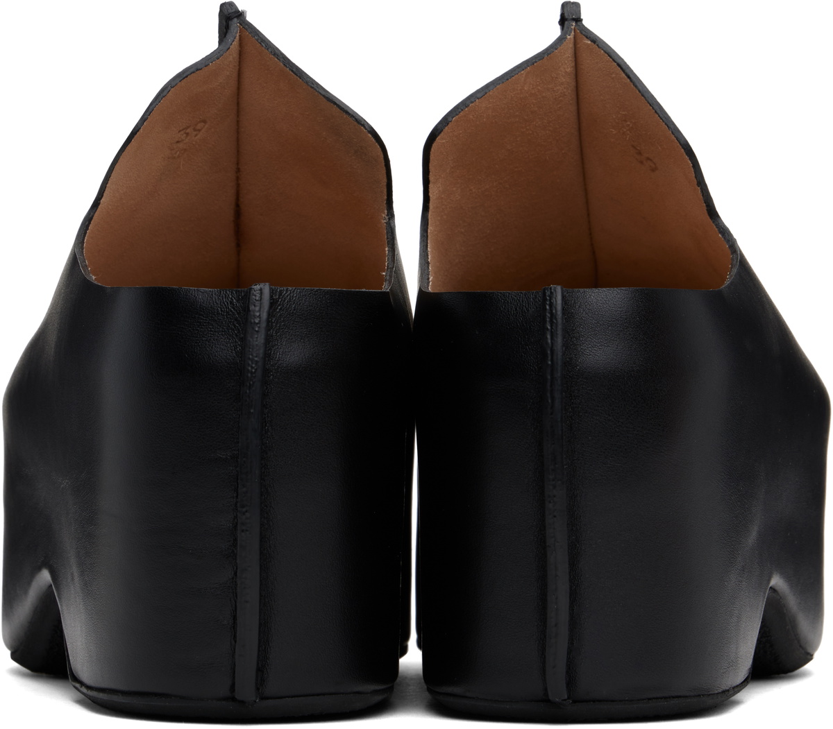 J.W.Anderson Black Calfskin Slip-On Men\'s Loafers J.W.Anderson Black Calfskin Slip-On Men\ main image 3
