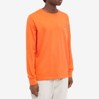 Paul Smith Men's Long Sleeve Zebra Logo T-Shirt in Orange