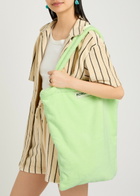 Bongusta Naram Striped Terry Tote - Light Green - One Size