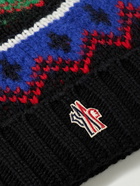 Moncler Grenoble - Logo-Appliquéd Jacquard Wool-Blend Beanie