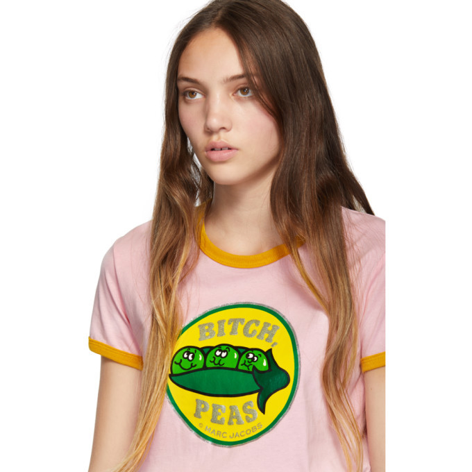 Marc Jacobs Pink The Ringer T-Shirt