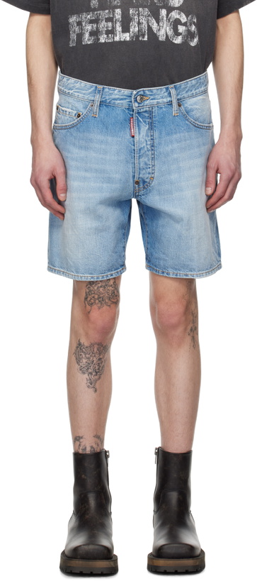 Photo: Dsquared2 Blue Marine Shorts