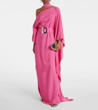 Taller Marmo Taylor belted crêpe cady kaftan