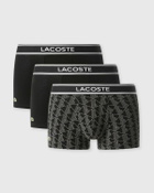 Lacoste COTTON STRETCH TRUNK 3PCK Black Mens Boxers & Brief