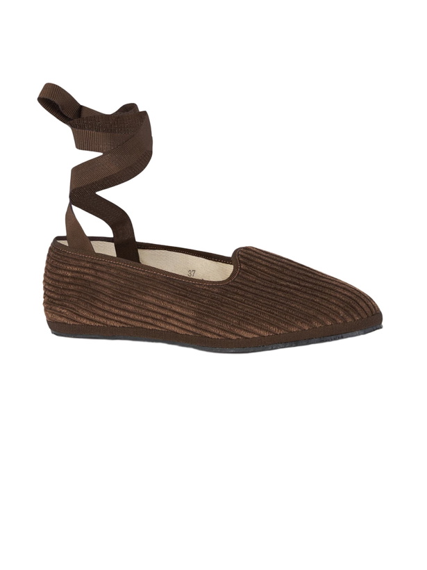 Photo: MC2 Saint Barth Woman Corduroy Slipper Loafers | My Chalom Special Edition