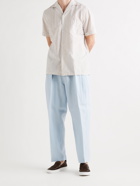 PAUL SMITH - Tapered Linen Trousers - Blue - UK/US 32