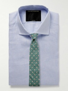 Favourbrook - Bridford Cutaway-Collar Linen Shirt - Blue