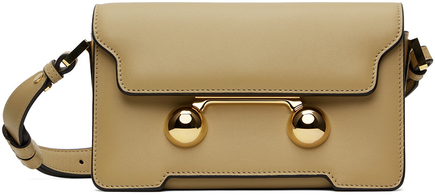 Marni Beige Leather Trunkaroo Mini Bag Marni