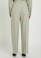 Victoria Beckham Wide-leg Woven Trousers Sage