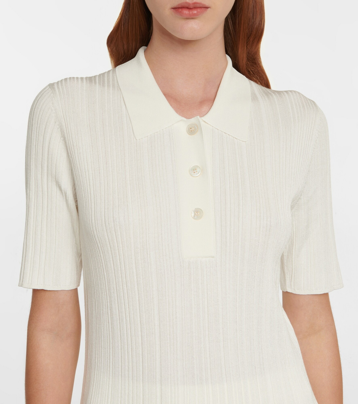 トップス Ribbed jersey polo shirt Joseph - Ribbed-knit polo shirt Joseph