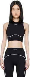 Off-White Black Off Stamp Seamless Sport Bra