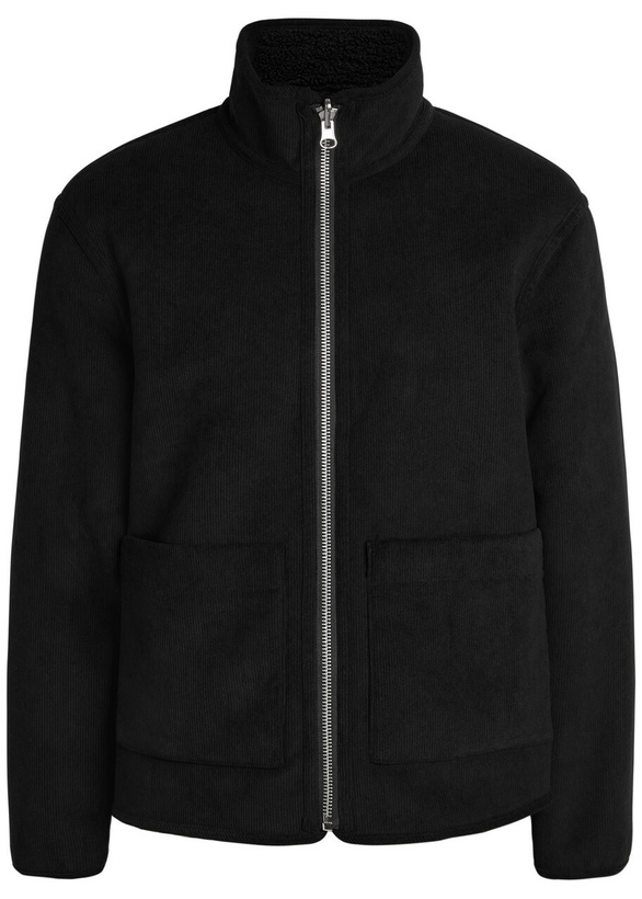 Photo: Wax London Killick Reversible Corduroy and Faux fur Jacket Black