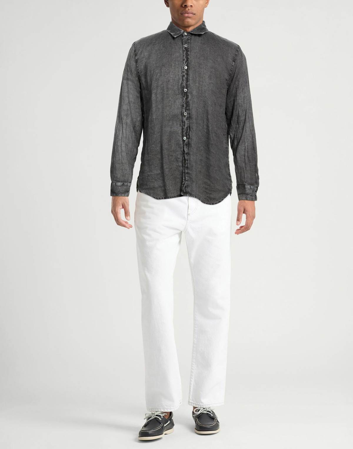 Crossley Mens Shirt Charcoal