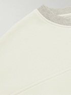 Guess USA - Logo-Print Cotton-Blend Jersey Sweatshirt - White