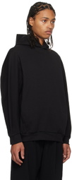 ATTACHMENT Black Paneled Hoodie