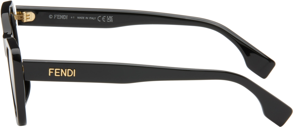Fendi Black Lettering Sunglasses