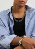 Off-white Arrows Chunky Chain Necklace - Silver - One Size
