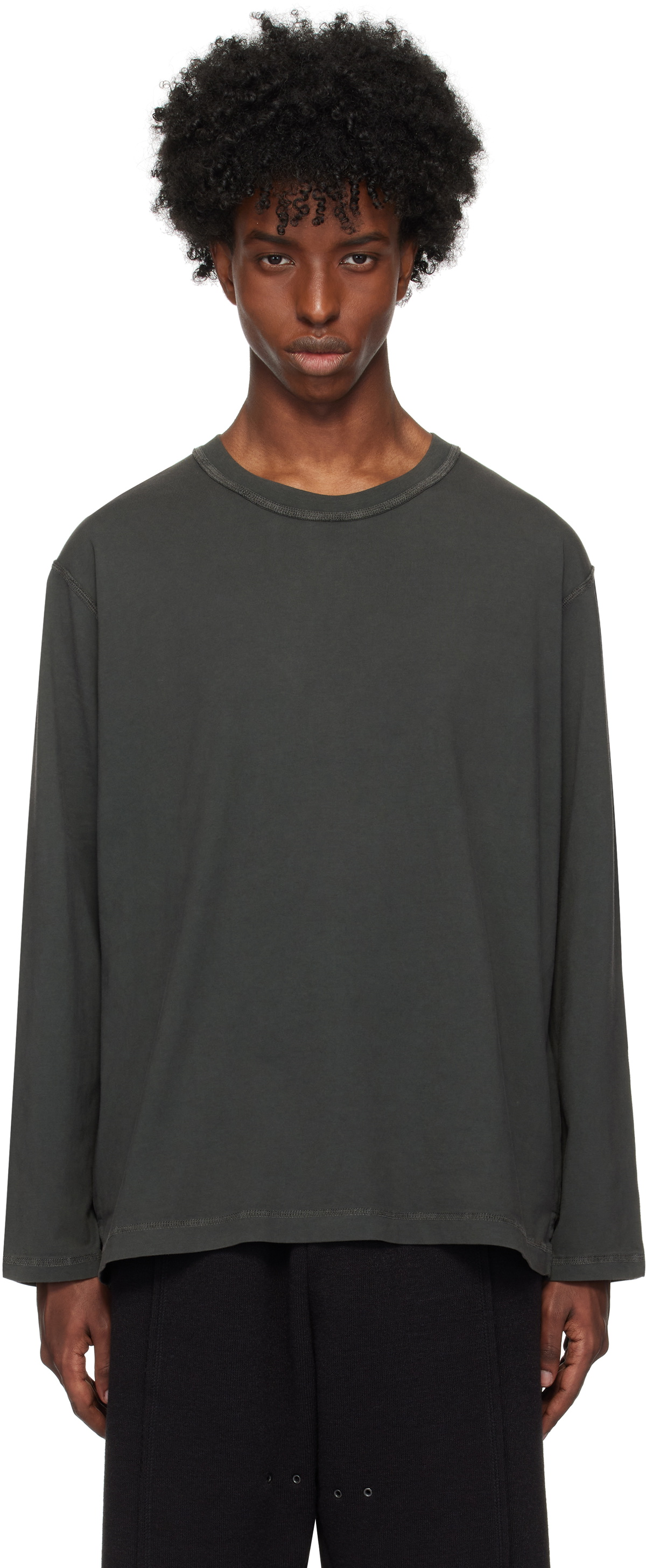 AFFXWRKS Brown Boxed Long Sleeve T-Shirt AFFXWRKS AFFXWRKS Brown Boxed Long Sleeve T-Shirt AFFXWRKS