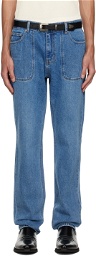 Kijun SSENSE Exclusive Blue Sunburn Jeans