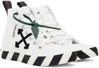 Off-White White Mid-Top Vulcanized Sneakers