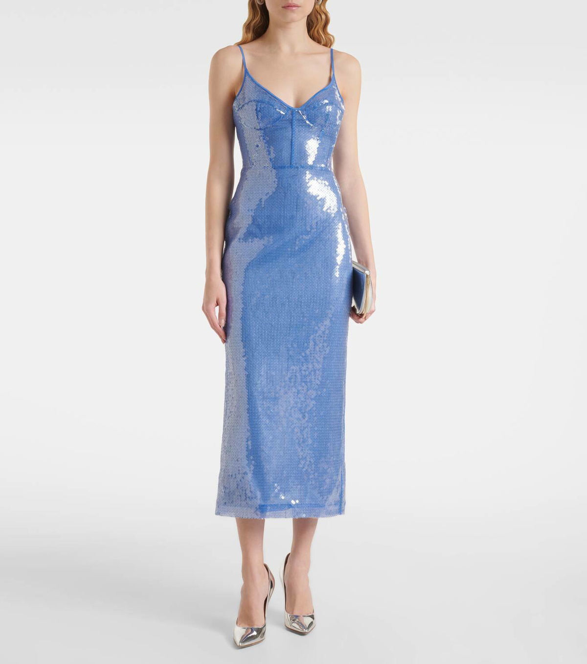David Koma Sequined corset dress David Koma