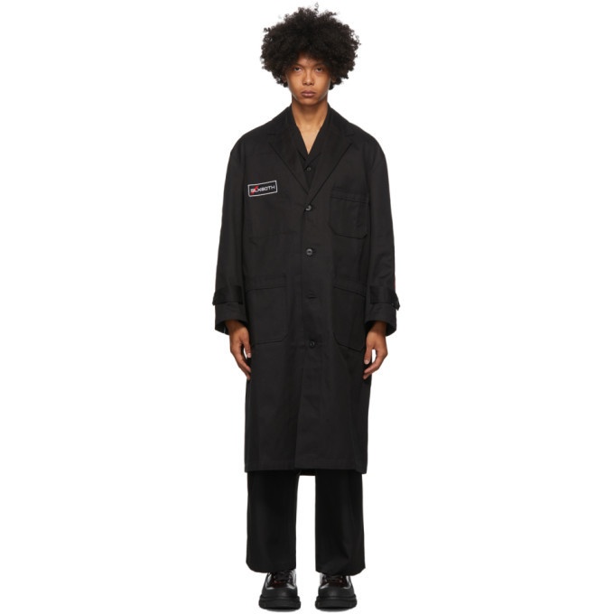 Photo: both Black Second Layer Edition Single-Breasted Technician Coat